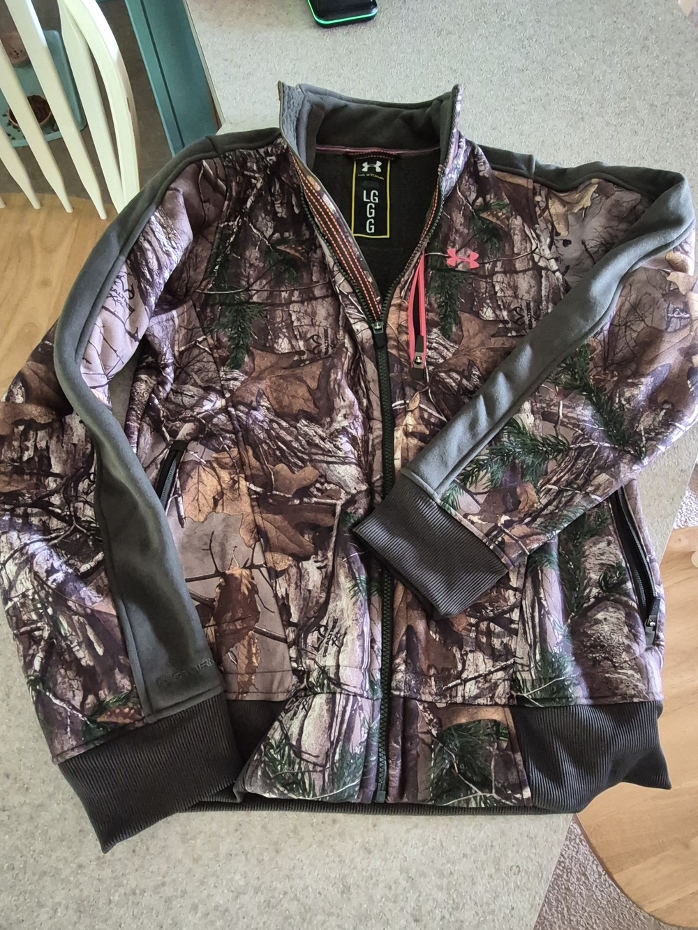 Under Armour Realtree Camo Performance Full-Zip Jacket - Olive/Gray